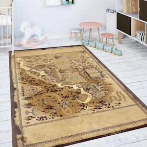 Tappeto mappa, tappeto film, tappeto stregoneria, tappeto per cameretta bambini, tappeto magico, tappeto film popolare, mappa giocatore bambini, tappeto cameretta bambini, tappeto per bambini, scuola di stregoneria