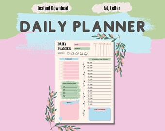 Daily Journal Printable | Journal For Everyone| Diary For Everyone | Activity Drawing Page | Digital Download | Digital Planner