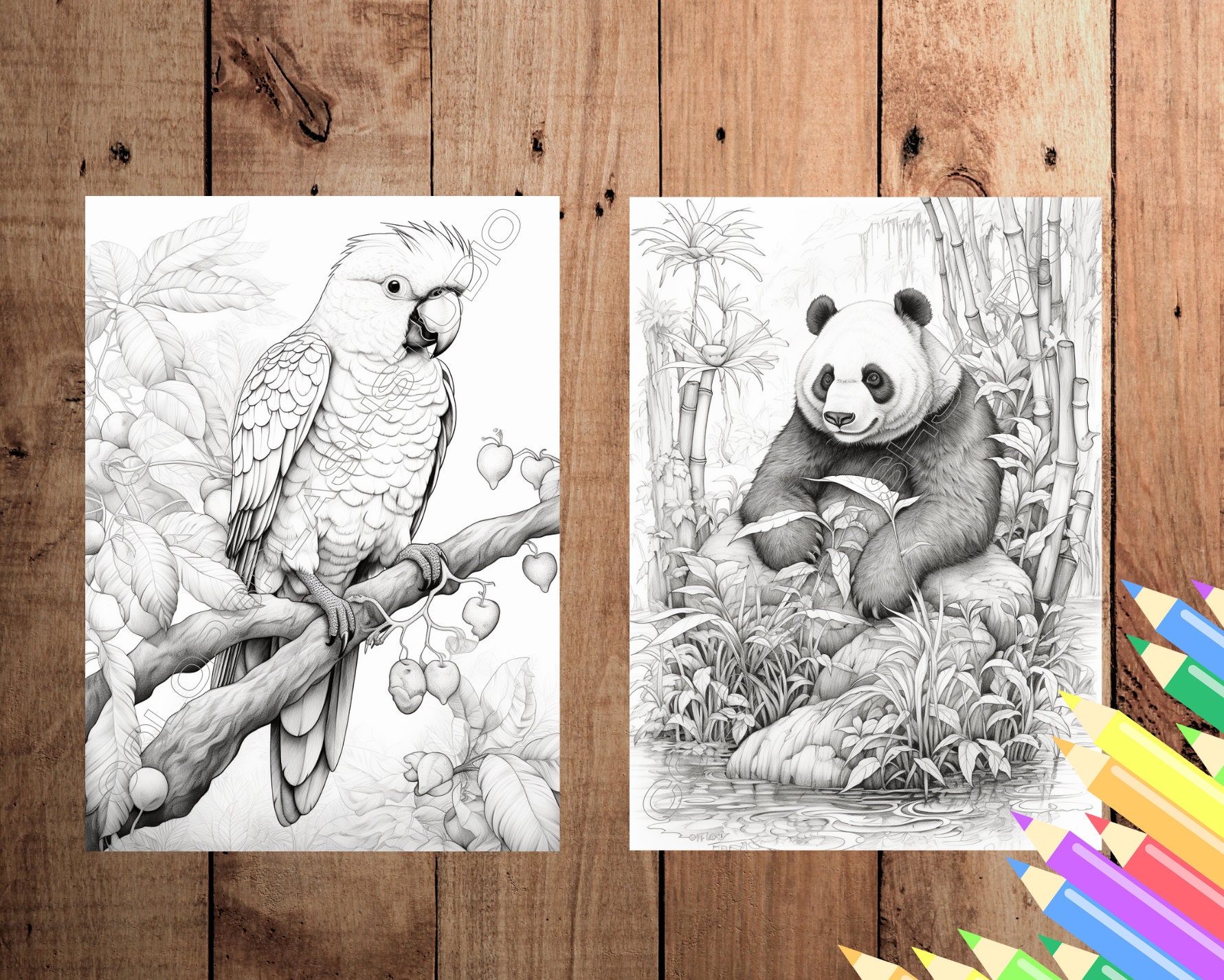 37 Realistic Animal Coloring Page Adult & Kinds Coloring Printable