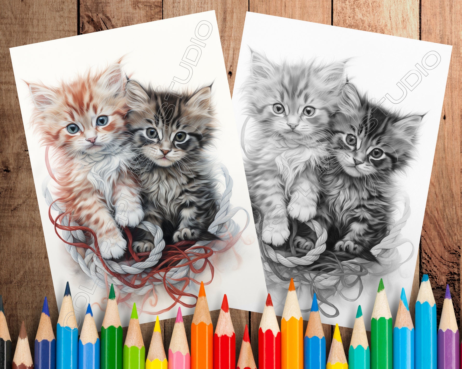 37 Realistic Animal Coloring Page Adult & Kinds Coloring Printable