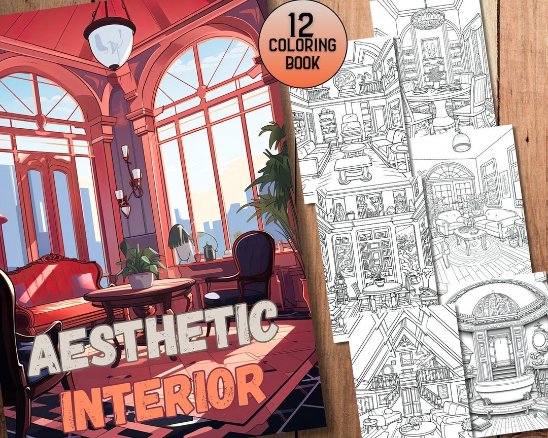 12 Aesthetic House Interior Coloring Pages - Printable Coloring Pages ...