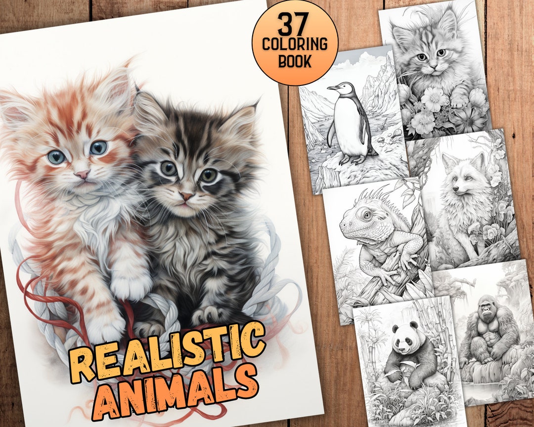 10 Realistic Animal Coloring Pages For Adults: Unleash Your Inner Artist