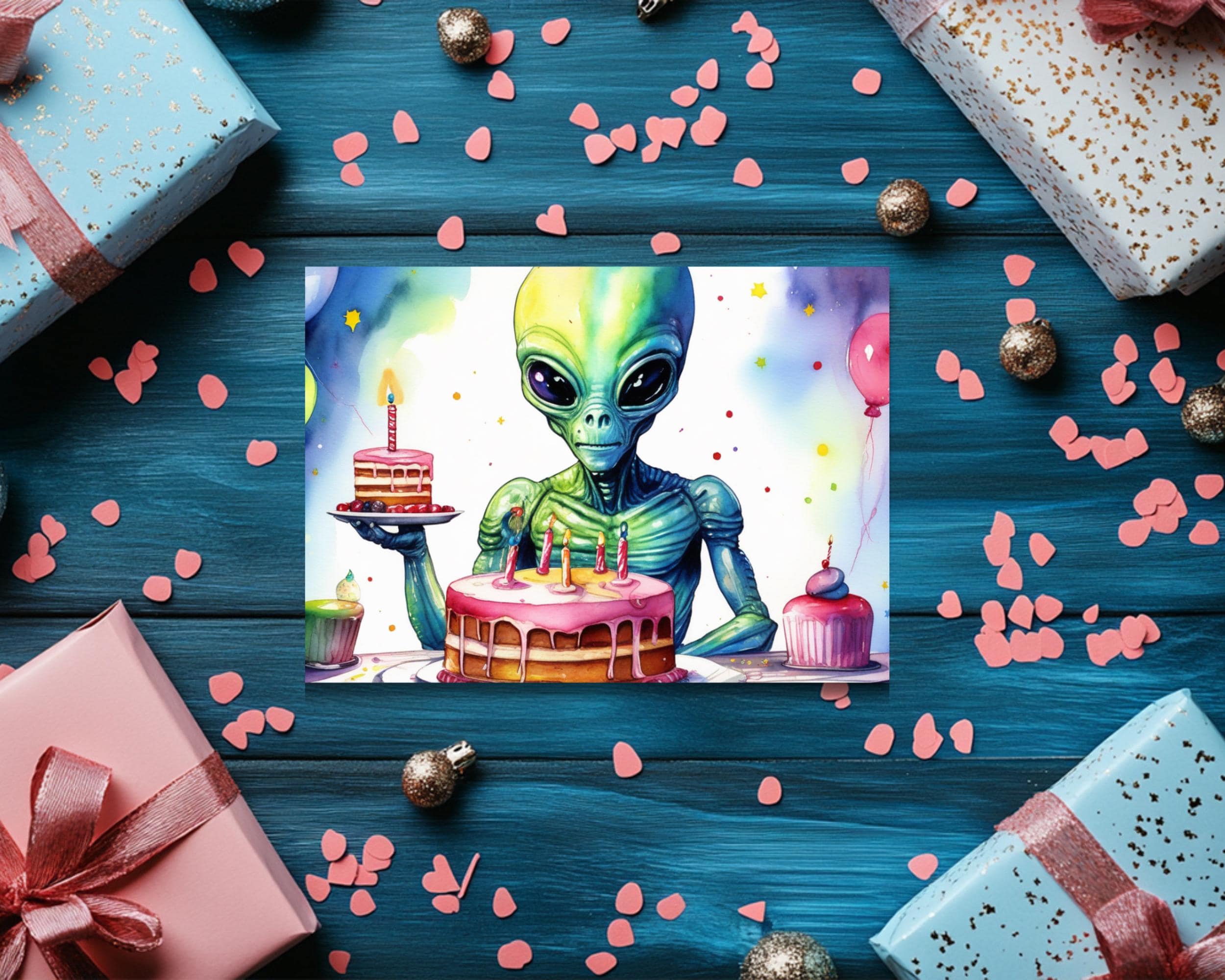 Unique Alien Birthday Card: Download & Print for an Out-of-this-world ...