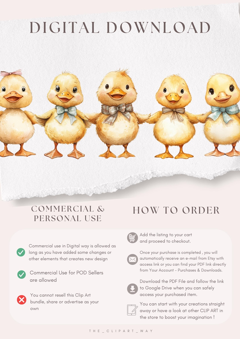 Yellow Duckling Clip Art Easter Card Clip Art