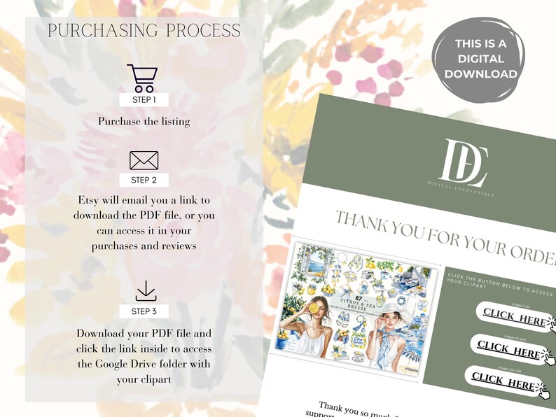 A whimsical watercolor clipart bundle titled Harvest Charm, featuring cozy autumn illustrations in bright, painterly style. Includes fall houses, pumpkins, scarves, books, turkeys, florals, and fashionable characters in warm seasonal tones. Ideal for digital stickers, planners, scrapbooking, and junk journaling. Brings a cheerful, glam fall aesthetic perfect for Thanksgiving, autumn crafting, and seasonal creative projects