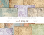Old Paper, Printable Papers, Vintage Digital Junk Journal, Junk Journal Papers, Junk Journal Digitals, Printable Ephemera, Scrapbook Paper