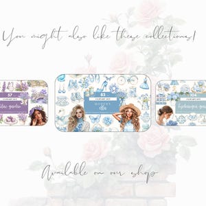 Watercolor cottagecore clipart featuring rustic elements, vintage-inspired designs, and spring floral ephemera. Perfect for digital planners, journaling stickers, and scrapbooking