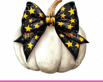 Halloween png, Pumpkin bow png, Retro Halloween Png, Retro coquette halloween png, Halloween Pumpkin png, Coquette ghost png, Trending png