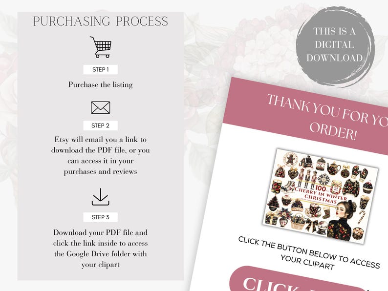 Watercolor pink vintage clipart featuring Rococo aesthetic elements and Victorian ephemera. Perfect for planner stickers, digital planners, and elegant digital scrapbooking.