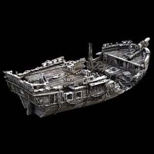 Lost Ship 3D Print Stl File