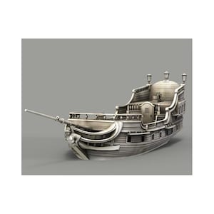 Navy Ship Stl 3D Print File, Ship 3D Modeling, Old Ship 3D Printing, Ship 3D Printer