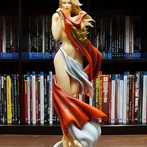 Heroic Pinup Girl STL – NSFW Super Female Figurine – Sexy 3D Print Statue for Resin Printers
