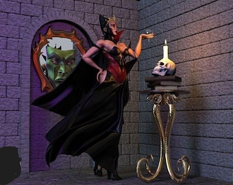 Evil Queen Stl 3D Print File