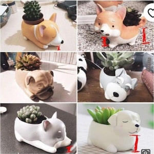 3D Printable Unique Animal Succulent Planter Stl File