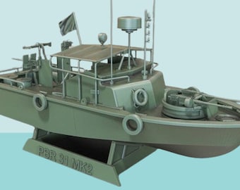 Patrol Boat Stl 3D Print File