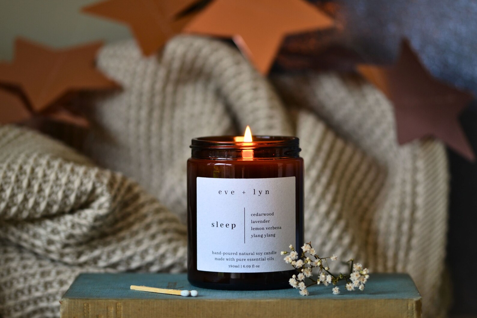 SLEEP Candle - Natural Soy Wax & Essential Oil Candle