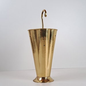 Vintage SKS messing umbrella stand, made in Germany 1950s/1960s