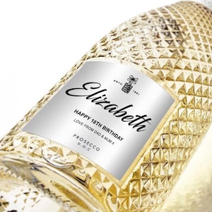 Personalised Prosecco Champagne Label, Custom Champagne Label, Custom Valentine Gift for Him, Personalized Champagne Label, Custom Label