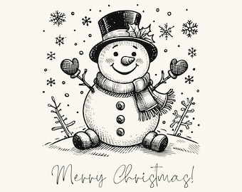 Snowman SVG Digital File, Christmas png svg files, Funny Snowman PNG Clipart, Christmas shirt svg, Winter PNG, Digital Downloads