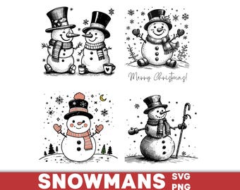 Pacchetto SVG pupazzo di neve, regali di Natale per lui, pupazzo di neve carino png, pupazzo di Natale png, clipart pupazzo di neve, maglietta di Natale png, maglietta pupazzo di neve png