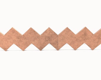 Scallop MDF Trim Molding, N76 Pattern, DIY Project, 46" Long (2 Pieces)