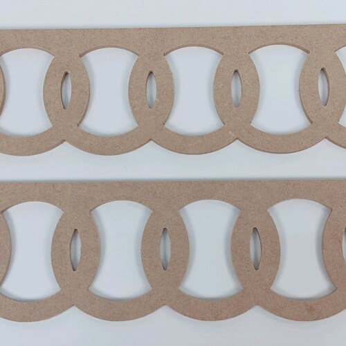 Unfinished Scalloped Decorative Wood Trim 24PCS 40 * 4cm Scalloped Edge Decorative Wood Molding With Glue Dotscute Diy Moulding Trim For Home Wall Decor Cabinet Shelf And Window Door - View #10