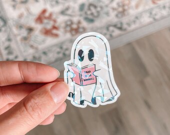 Read More Booooks Ghost Holographic Sticker