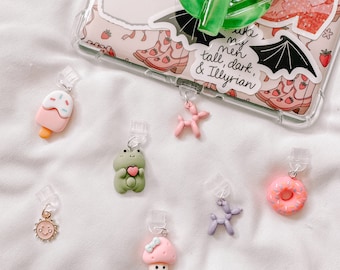 Kindle Charm, Phone Charm, Ipad Charm, Usb C Charm, Bookish Merch, Kindle Accessories, Phone Accessories, USB-C Plug, Micro Usb