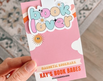Book Lover Magnetic Bookmark