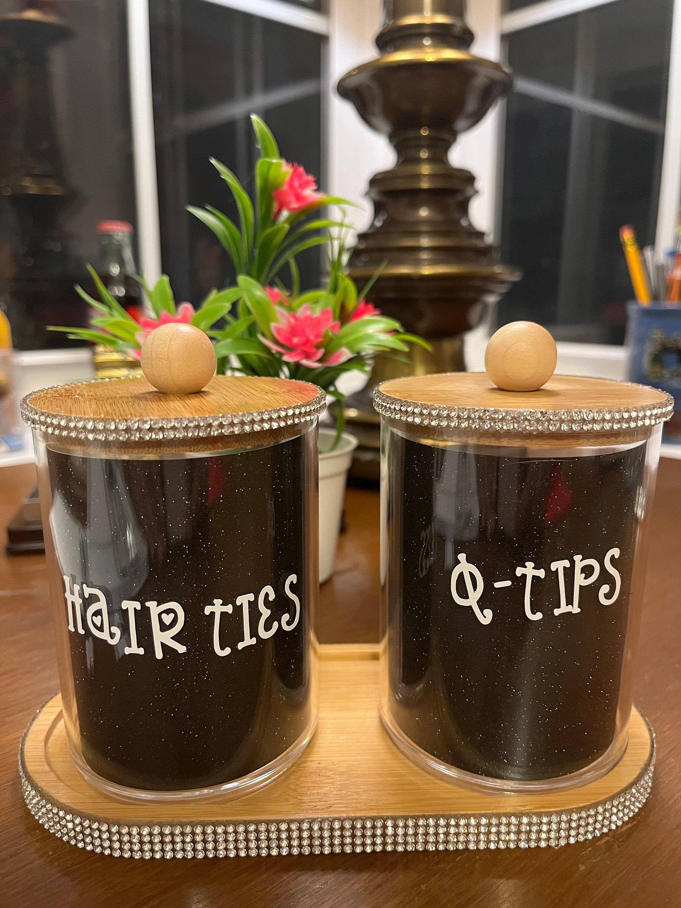 Bathroom Storage Jar Set Etsy