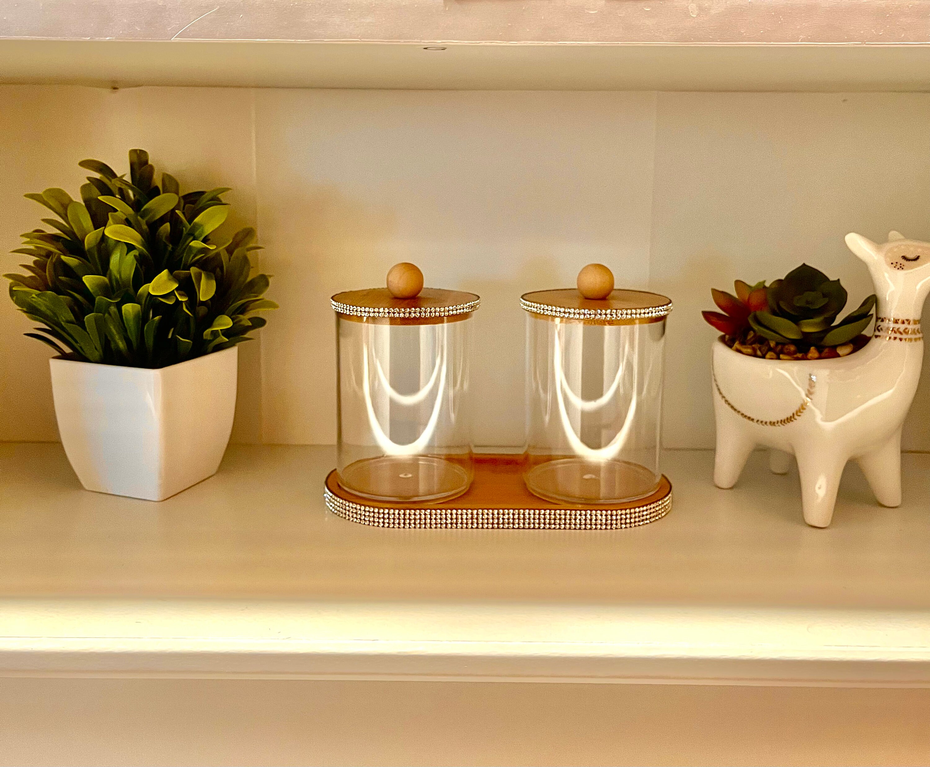 Bathroom Storage Jar Set Etsy