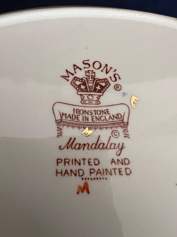 MASONS MANDALAY DISH. Eared Design. Vegetable or Snack Dish