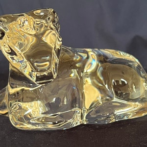 BACCARAT CRYSTAL OX. Collectible glass art from Baccarat. Highly sought and collectible. Perfect present for Christmas. Rarely found.
