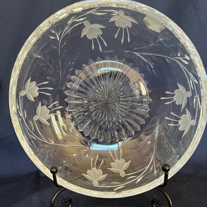 Stuart Crystal Rose Bowl - Etsy Hong Kong