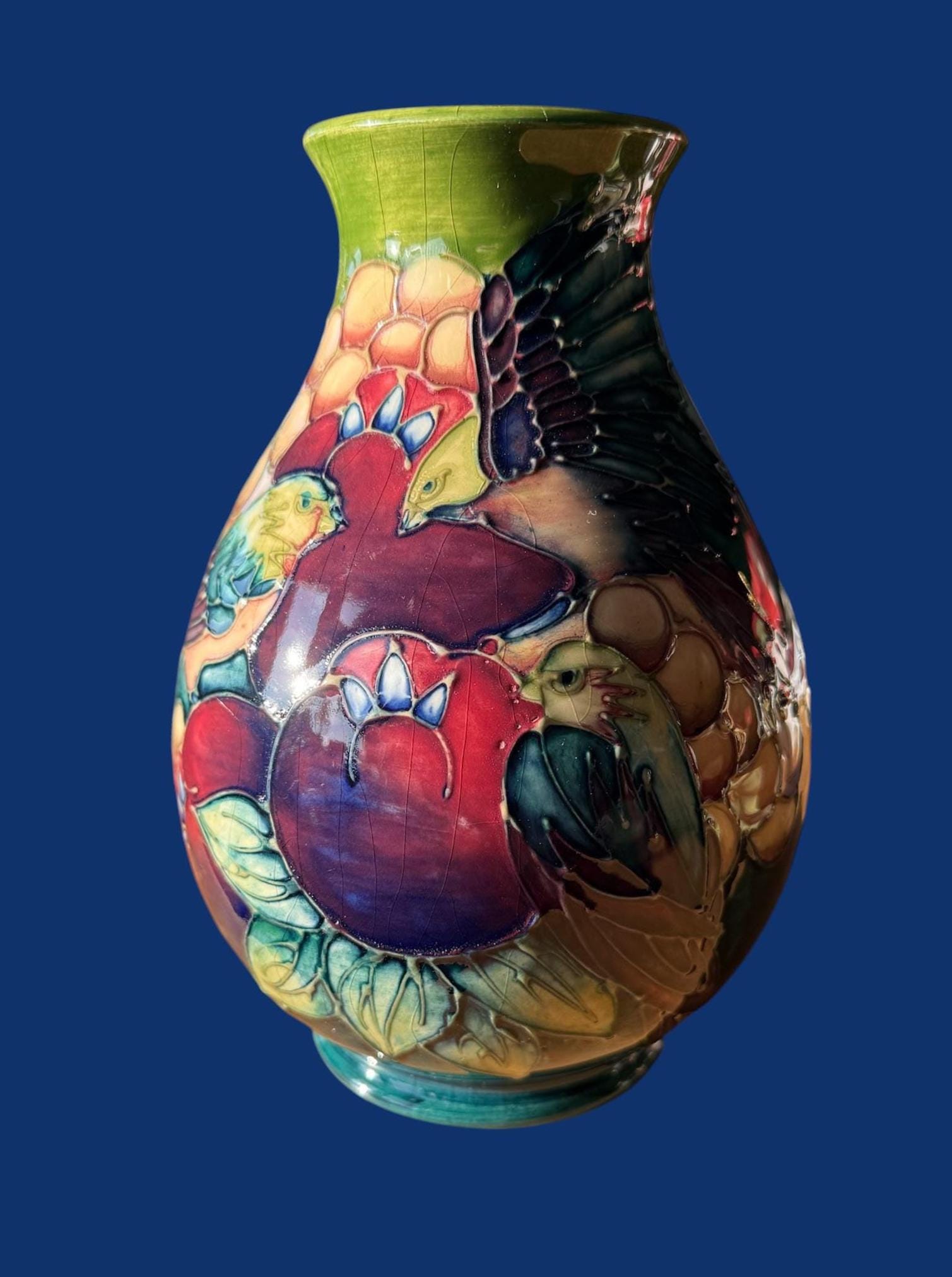 Moorcroft Finch - Etsy