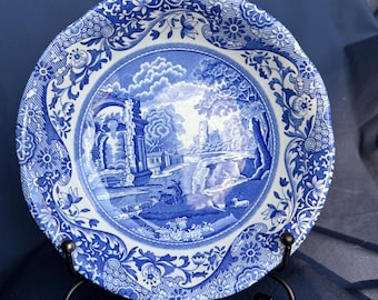 SPODE ITALIAN CEREAL Bowl 16cm. Small cereal bowl. Blue and white. Classic Spode. Spode Italian. Replacement china. Collector item.