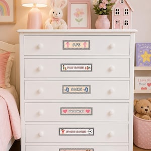Bedroom Dresser Pink Little Girl - Etsy
