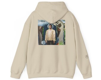Nadie Sabe: handgemaakte collagehoodie