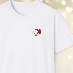 Santa Claus Shirt, Santa Claus Art Print, Fun Christmas Tshirt, Cute Xmas Gift, Stocking Stuffers, Christmas Present, Santa Clause Shirt