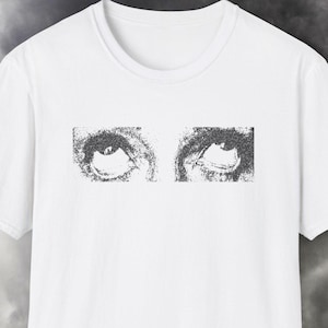 Creepy Eye Roll Shirt, Eyeroll Shirt, Horror Shirt, Horror Movie Shirt, Ghost Possessed, Demon Shirt, Devil Shirt, Halloween Shirt, Halftone