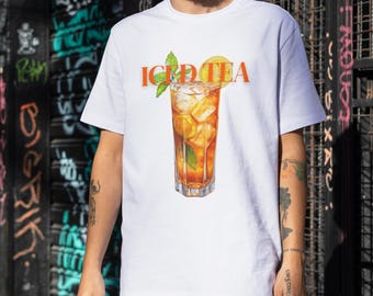 Chemise thé glacé, cadeau amateur de thé glacé, thé glacé fille, cadeau buveur de thé, chemise de thé, cadeau amateur de thé, thé sucré, thé glacé du sud, chemise d'été