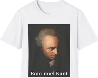 Emo Immanuel Kant Shirt, Gift for Philosophy Student, Philosophy Professor, Philosopher Shirt, Enlightenment, Philosophy Lover