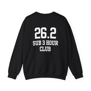 26.2 Miles Sub 3 Hour Club, Running Shirt, Jogging Shirt, Marathon Runner Gift, Long Distance Runner Gift, Track and Field Gift