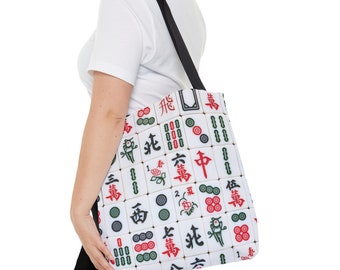 Sacola de Mahjong - Bolsa de amante de Mahjong, presente de Mahjong, bolsa de Mahjong, presente de Mahjong para amigo, presente de Mah-Jongg, presente de Mah Jong, presente de clube de Mahjong