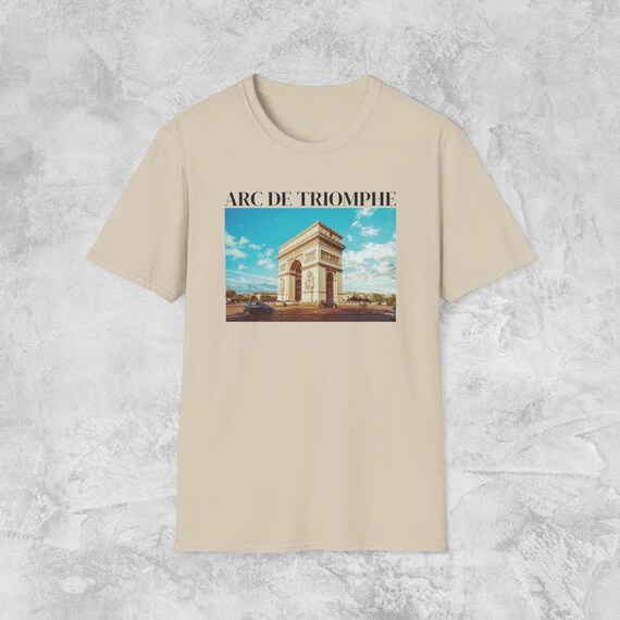 Vintage Arc De Triomphe Shirt, Retro France Shirt, Arc De 