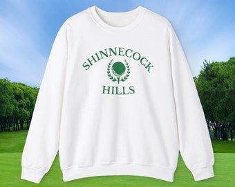 Shinnecock Hills Sweatshirt - Gifts for Golfer, Golf Sweater, Unisex Long Sleeve Crewneck Tshirt