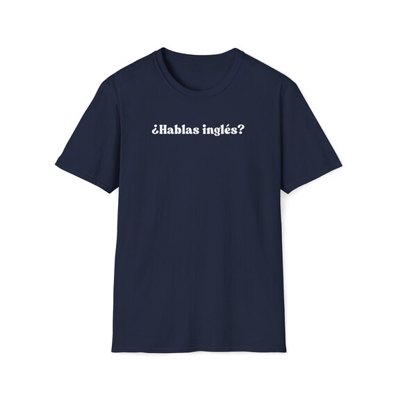 T shirt en ingles sale