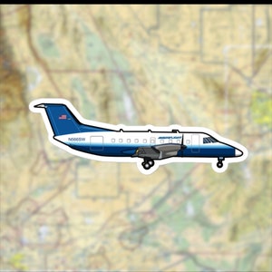 Decalque de aviação Ameriflight EMB120 para o piloto de carga