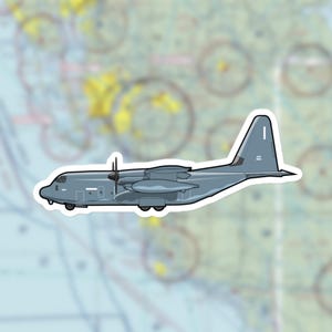 Lockheed Martin MC-130J Commando II Sticker – Precision Cut Military Aircraft Decal