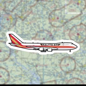 Kalitta Air Boeing 747 Cargo Aircraft Sticker